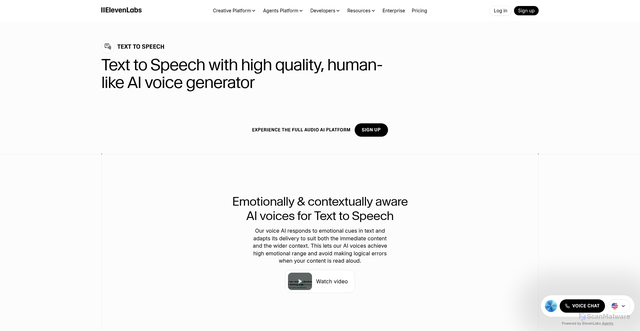 Security scan screenshot of https://eleventlabs.com/