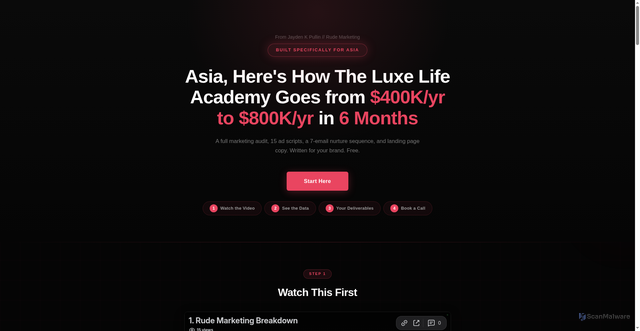 Security scan screenshot of https://fatal-gold-li3nprzdbp-wxde7ukb2q.edgeone.app/