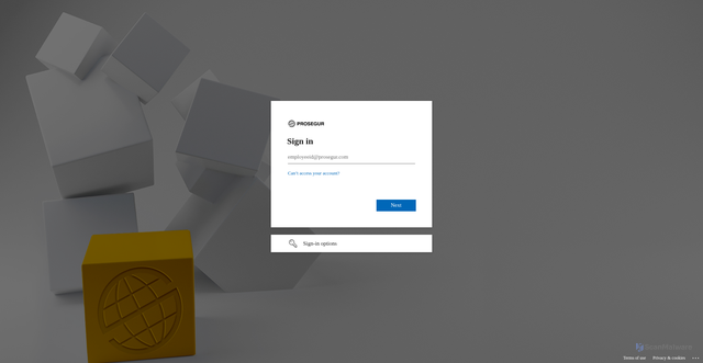 Security scan screenshot of https://prosegur-is.onbmc.com