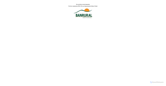Security scan screenshot of https://appmovil.banrural.com.gt