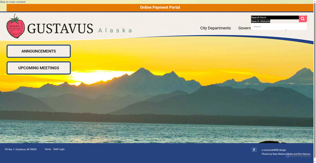 Security scan screenshot of https://gustavus-ak.gov/
