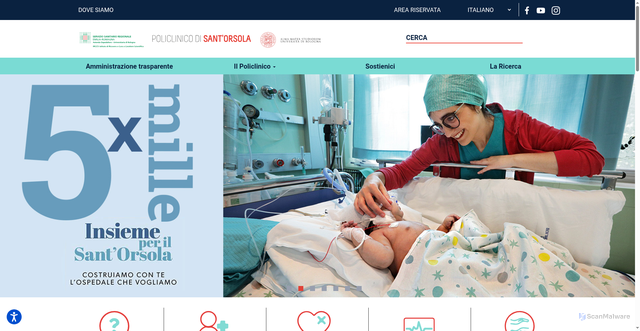 Security scan screenshot of https://www.aosp.bo.it/
