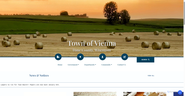 Security scan screenshot of https://viennawi.gov/