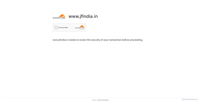 Security scan screenshot of https://jfindia.in