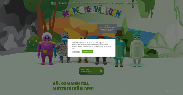 Security scan screenshot of https://xn--materialvrlden-eib.se