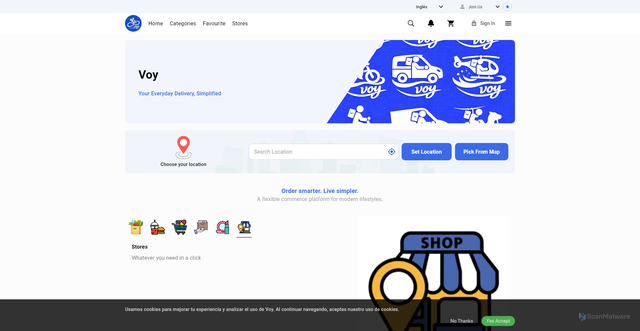 Security scan screenshot of https://web.voyrapido.com/lawse/download.html
