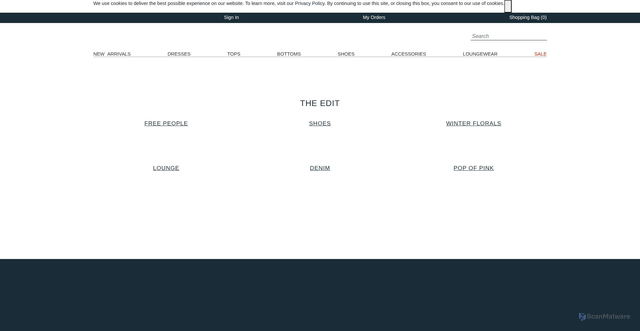 Security scan screenshot of https://drygoodsusa.com