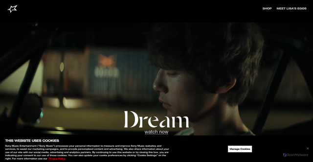 Security scan screenshot of https://www.lalisaofficial.com/