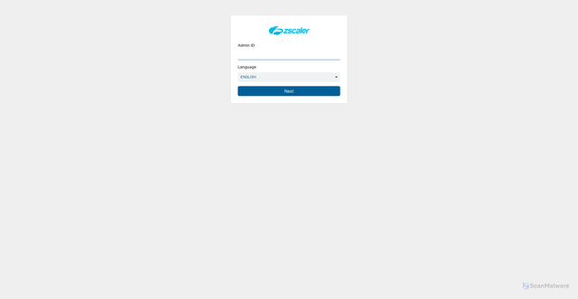 Security scan screenshot of https://admin.private.zscaler.com