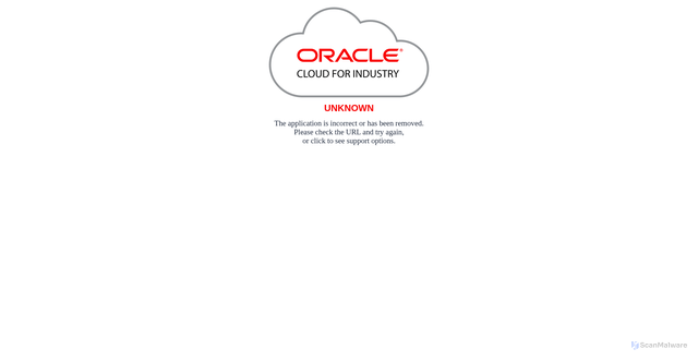 Security scan screenshot of https://www.oracleindustry.com