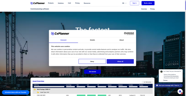 Security scan screenshot of https://cxplanner.com