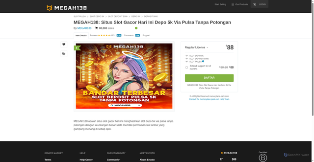 Security scan screenshot of https://memorylane-park.com/products/pray4paris-sweatpants