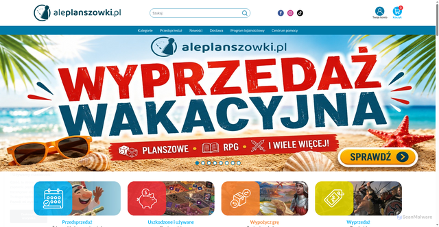 Security scan screenshot of https://aleplanszowki.pl