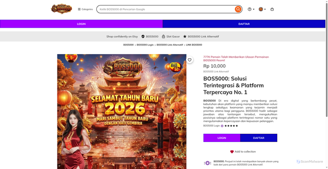 Security scan screenshot of https://bisnisrumahanpemula.com/