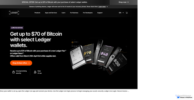 Security scan screenshot of https://welcome-strt-li-squarespace.webflow.io/