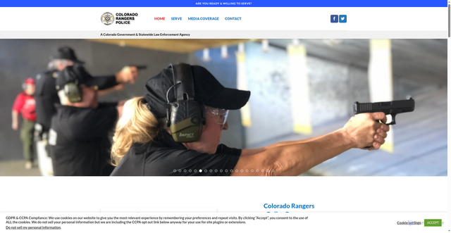 Security scan screenshot of https://coloradorangers.gov/