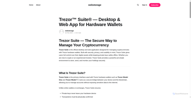 Security scan screenshot of https://webstorage.ghost.io/suite/