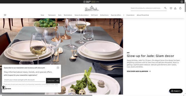 Security scan screenshot of https://rosenthal.de