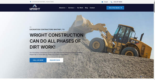Security scan screenshot of https://gp-wrightconstruction.com
