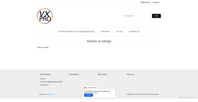 Security scan screenshot of https://ovk-hur-ofta.se