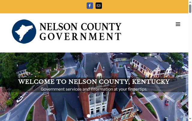 Security scan screenshot of https://nelsoncountyky.gov/