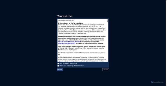 Security scan screenshot of https://e621.net/posts/3422453