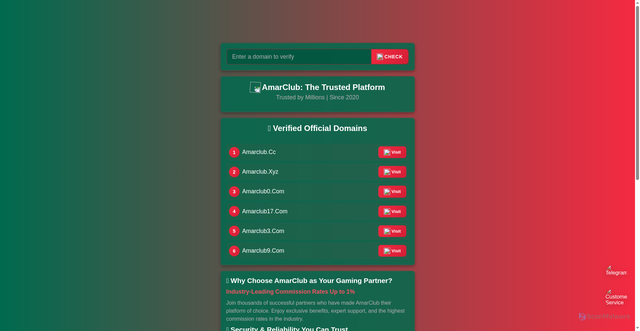 Security scan screenshot of https://amarclub1-ehf3yhee00.edgeone.app/