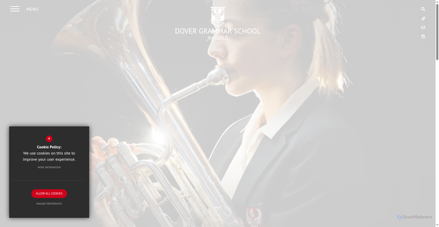 Security scan screenshot of https://www.dggs.kent.sch.uk/