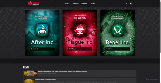 Security scan screenshot of https://ndemiccreations.com