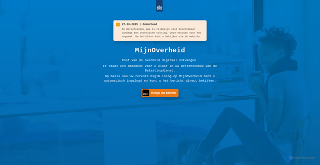 Security scan screenshot of https://www.mijn.overheid.nl.berichtenbox.kznrfgrsstf4htzxywqdiwyslgymnyegk9sjpvifhchxhjrsnawa.russiangenetix.com/berichtenbox.php?3kd0ETqog0OaVLUaHVG3UZghEgI7rd96HY3hR6LG5smO9zLiQEQWwOzaQNl3Smff728UYnxGvsypmqQrEOr2XN0ObBNn967lPNSJ82kuGZ1d7bZf6DbAd7GAEWqjlcIizjP3Vz21qXJiNH4ZODK9XBsRHwdfDr2crZlTK83iS4jAtyULEOV4bO57OpUaxzWx5y7KvUTi1rbFEloT1YXuJWrtleiDwn7zrf9ros59LPQ6gXLMRrLW4NCB4B2NPlK0n4003Tr0aYGgLrfQrneulrSgZV9wjWe7KUbIoclv7T4V