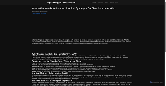 Security scan screenshot of https://ourgoodplaceblog-dpezbq43v6jp.edgeone.app/alternative-word-for-involve.html