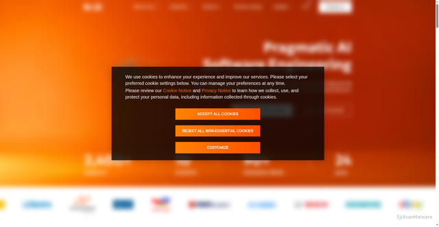 Security scan screenshot of https://n-ix.com