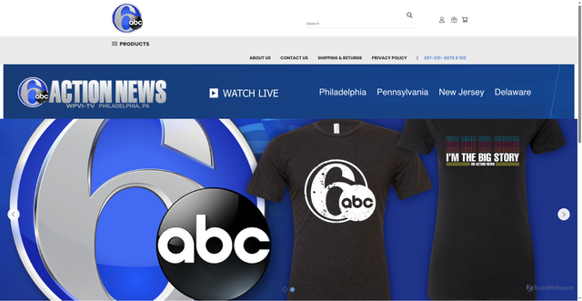 Security scan screenshot of https://6abcstore.com/