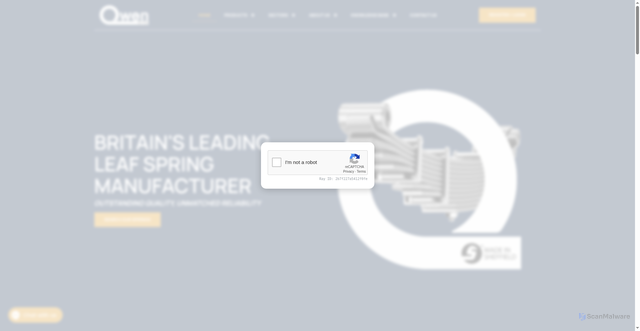 Security scan screenshot of https://owensprings.co.uk