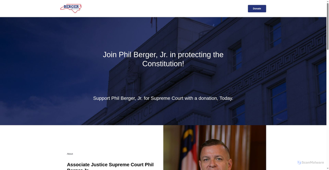 Security scan screenshot of https://philbergerjr.org/