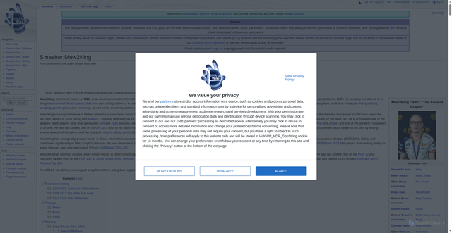 Security scan screenshot of https://www.ssbwiki.com/Smasher:Mew2King