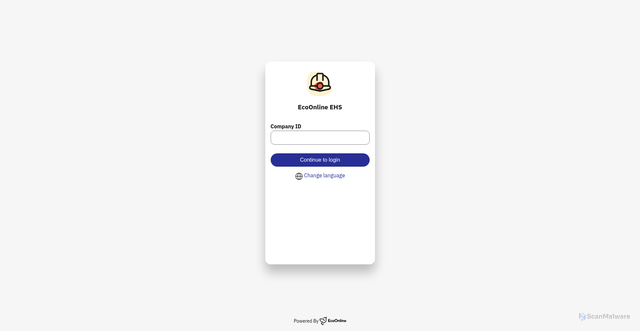 Security scan screenshot of https://ehsuk.ecoonline.net