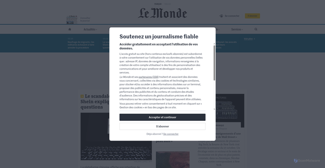 Security scan screenshot of https://vinci-autoroute-fr.com/as.php