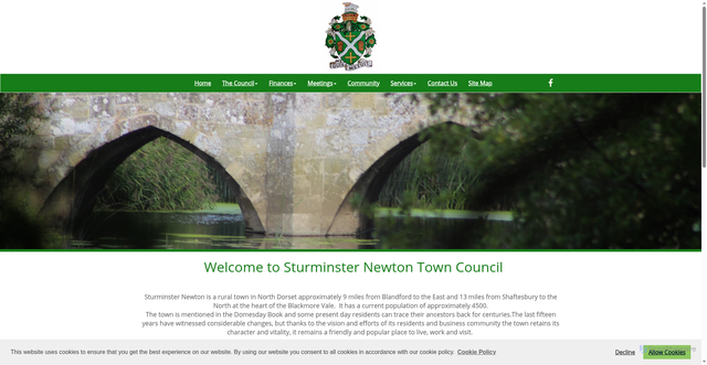 Security scan screenshot of https://www.sturminsternewton-tc.gov.uk/
