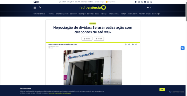 Security scan screenshot of https://novofeiraoficial.vercel.app/ofertas