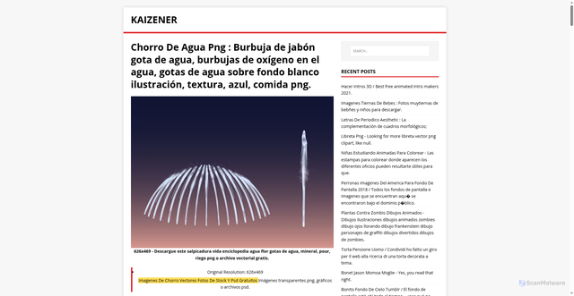 Security scan screenshot of https://renezeika.pages.dev/post/chorro-de-agua-png/