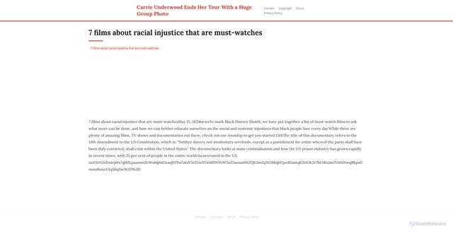 Security scan screenshot of https://aksaralokalcenter-dpjvhw08t3fo.edgeone.app/7-films-about-racial-injustice-that-are-must-watches.html