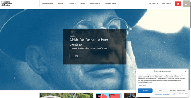 Security scan screenshot of https://museostorico.it/