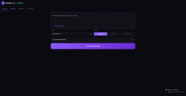 Security scan screenshot of https://artgen-2iq.pages.dev/index.html