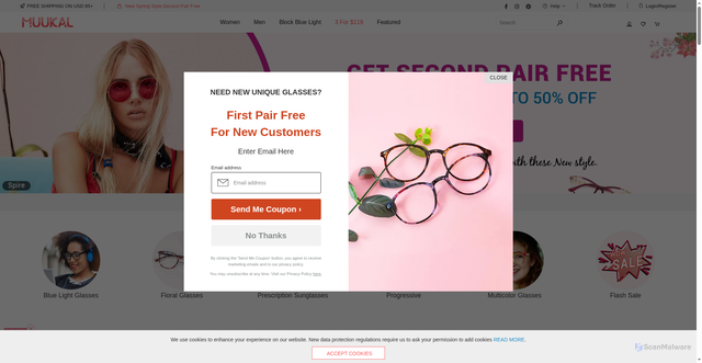 Security scan screenshot of https://static.muukal.com