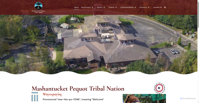 Security scan screenshot of https://www.mptn-nsn.gov/