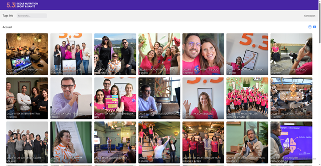 Security scan screenshot of https://photos.ecole53.fr