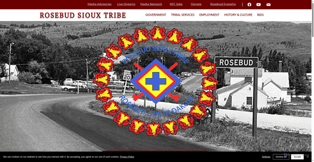 Security scan screenshot of https://www.rosebudsiouxtribe-nsn.gov/