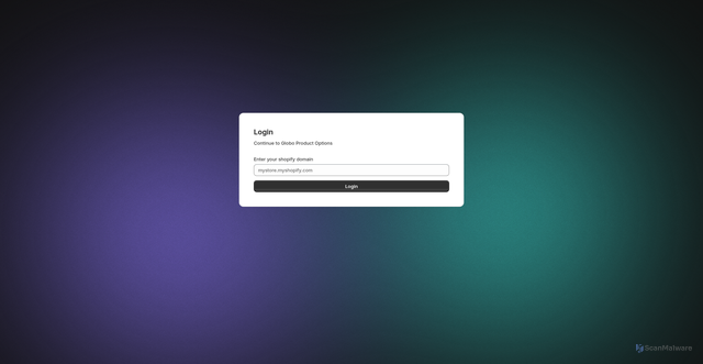 Security scan screenshot of https://option.globo.io/