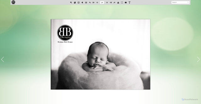 Security scan screenshot of https://boutiquebabydesigns.firebaseapp.com